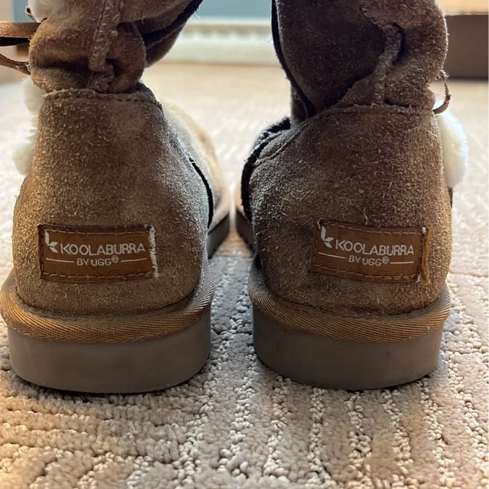 Ugg koolaburra bow chestnut brown size 9 - Picture 8 of 8